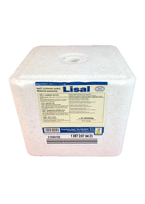 LISAL NORMAL Kamenná kŕmna soľ 10 Kg