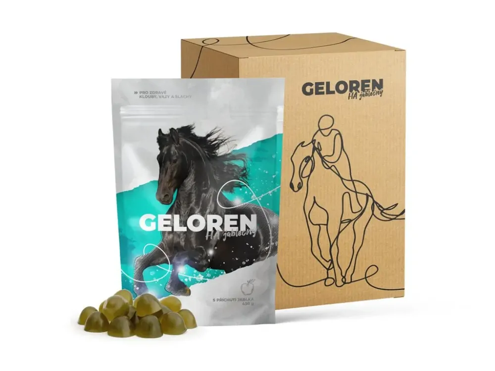 Geloren HA Jablková Kĺbová Výživa Pre Kone 3x450g