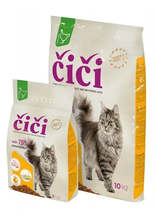 ČIČI ADULT CAT S KURAŤOM 10kg