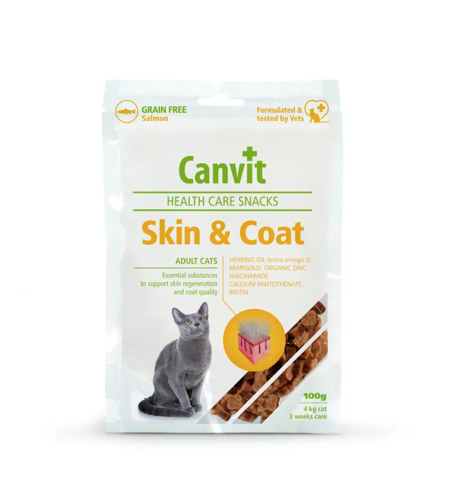 Canvit HCS ADULT CAT Skin&Coat 100g
