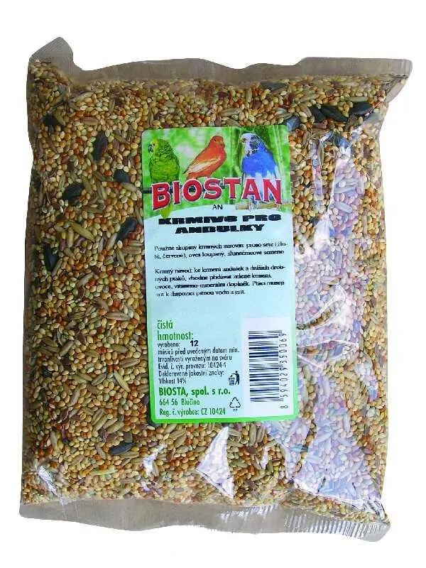 BIOSTAN krmivo pre andulky 1 kg