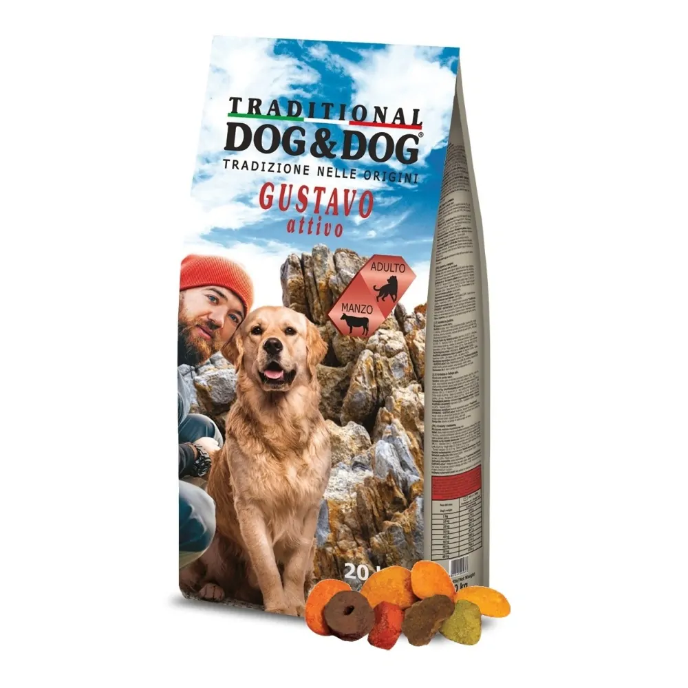 Dog & Dog Gustavo Pes Active Beef 20 kg