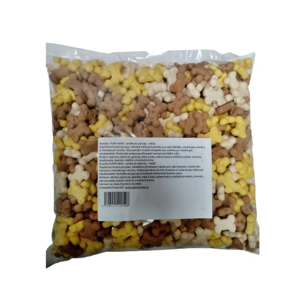 Kostičky puppy mini vanilkové sušienky 1 kg
