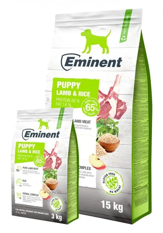 EMINENT DOG PUPPY LAMB&RICE 15kg