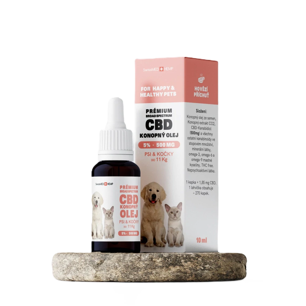 CBD konopný OLEJ 5% 10 ml