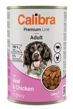 Calibra Dog Premium konzerva with Veal&Chicken 1240g