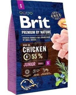 Brit Premium by Nature pes Junior S 3 kg