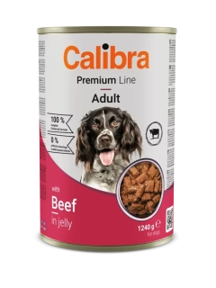 Calibra Dog Premium konzerva with Beef 1240g