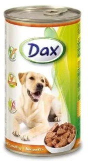 Dax Pes Konzerva - Hydina kúsky v omáčke 1240g