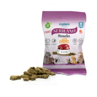 SERRANO Snack Cat AntiHairball Liver 50 g