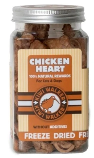 KIWI WALKER mrazom sušené kuracie srdcia 60g